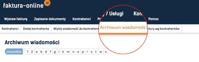 Archiwum wiadomości