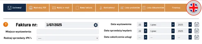 Jak zmienić język programu do faktur na angielski