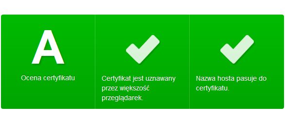 Zmiana certyfikatu bezpieczeństwa !